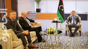 Read more about the article الدبيبة يلتقي المبعوث الأمريكي في طرابلس لبحث المستجدات السياسية